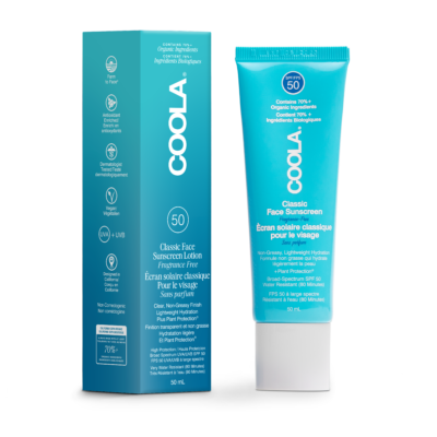 Écran solaire classique pour le visage SPF 50 Bio |Sans Parfum